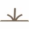 Ekena Millwork Richland Smooth Timber Gable Bracket, Douglas Fir, 96"W x 60"H x 1 1/2"D x 5 1/2"F, 15/12 Pitch GBW096X60X0206RIC00SDF - alternate 5